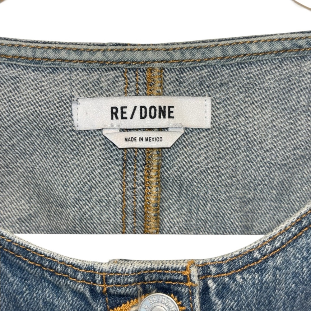 Re/Done Blue Denim Dress - Picture 6 of 13